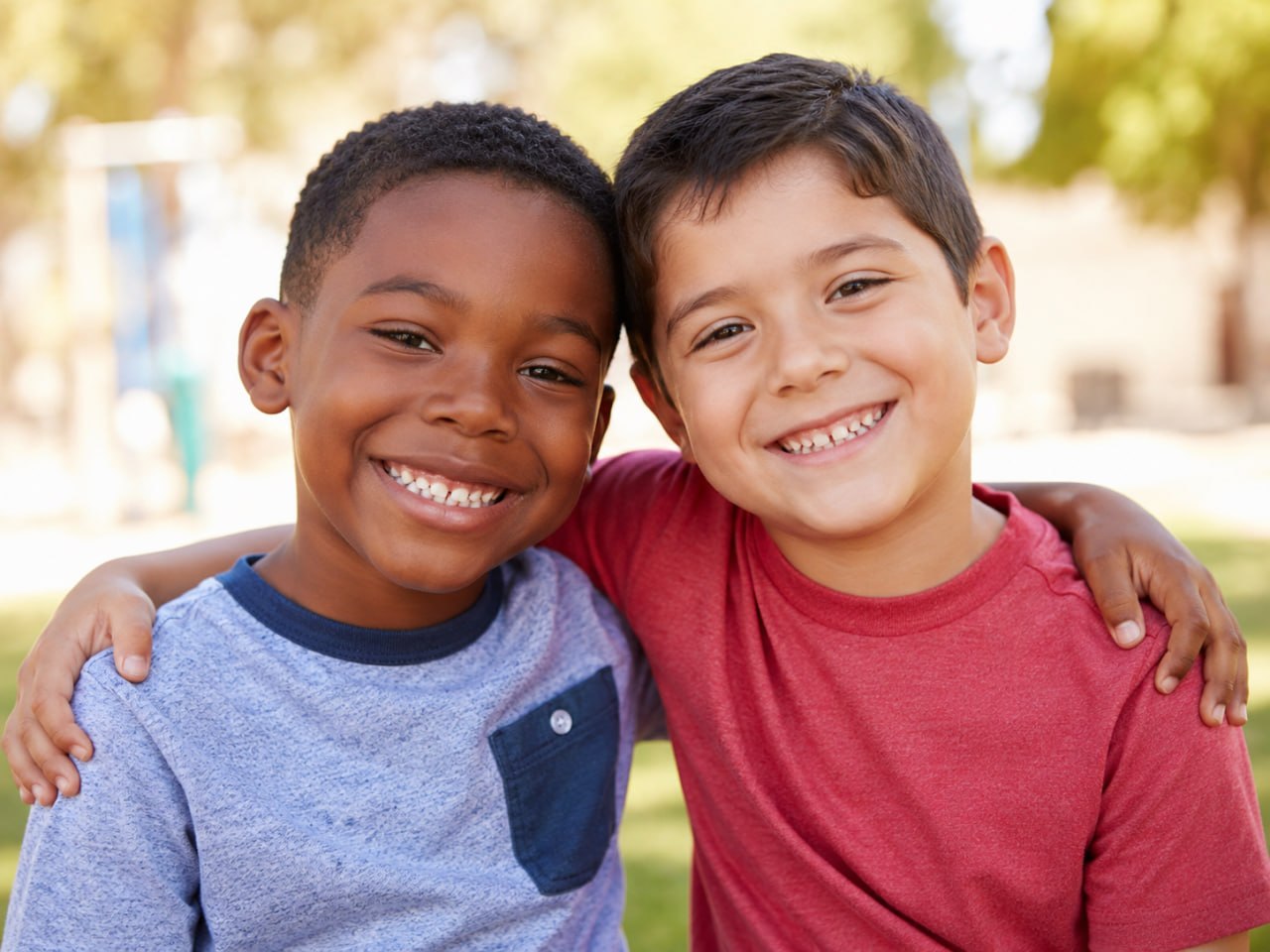 Children and families in the Casa La Linda community